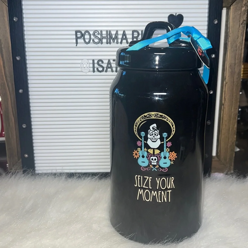 RAE DUNN SEIZE YOUR MOMENT COCO CANISTER.